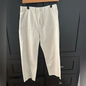 THE GREAT. Off-White Denim Pants